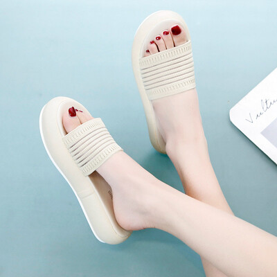

Slippers for women to wear Korean fashion Joker summer womens shoes flat bottom drag beach shoes tide