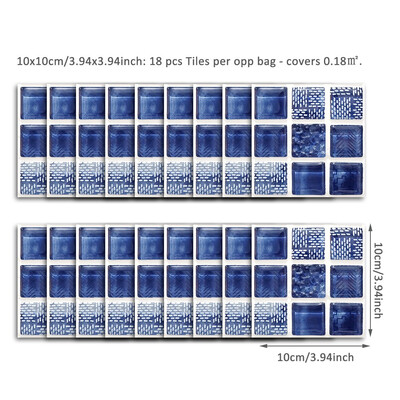 

Home Decor tile sticker paper detachable mural applique PVC non-slip waterproof bathroom kitchen desktop decoration