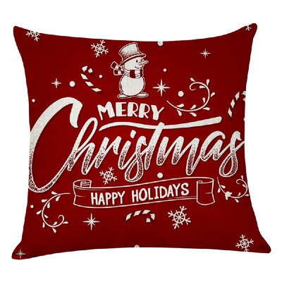

Christmas Throw Pillow Covers Pillowcase Decorative for Sofa Bed 18x18 Inches