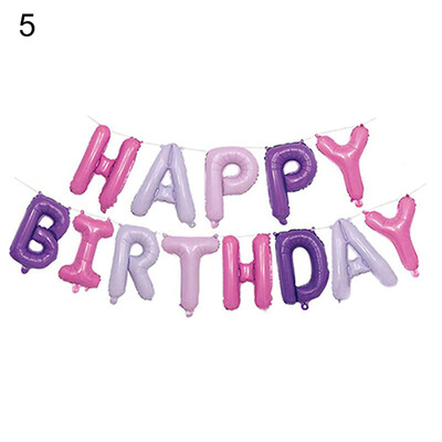 

Happy Birthday Letter Alphabet Air Balloon Kids Toy Wedding Party Decoration