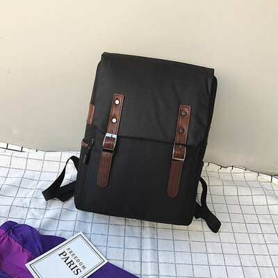 

Tailored Fashion Women Oxford Belt Buckle Backpack Large Capacity Bags Package Shoulder Bag