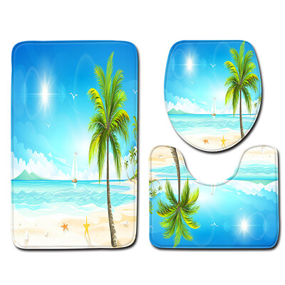 

〖Follure〗3pcs Non-Slip Bath Mat Bathroom Kitchen Carpet Doormats Decor