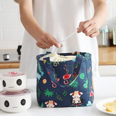 

Greensen Portable Thickened Waterproof Lunch Bag Lunch Box Storage Bag for School Outdoor Picnic