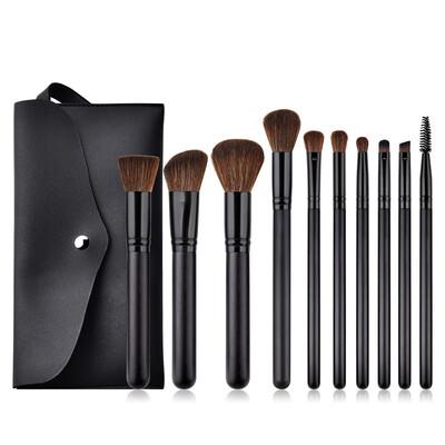 

〖Follure〗10PCS Cosmetic Makeup Brush Brushes Foundation Powder Eyeshadow Brush With Bag