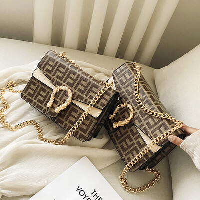 

Qiao Bani 2019 new European&American style fashion old flower hit color wine god bag slant diagonal tide female bag direct sales