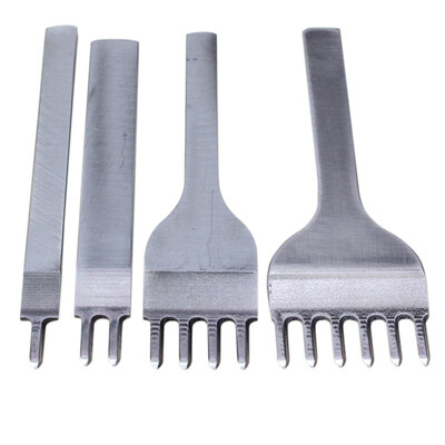 

4PCS Household White Steel Chop Punch Steel Chop Suture Thread Tool DIY Leather Tool Cutter Blades Refill Blade for Cloth
