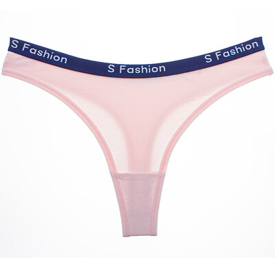 

Womens Cotton Fashion Letter Thongs G-String Sexy Mini Briefs Panties Underwear
