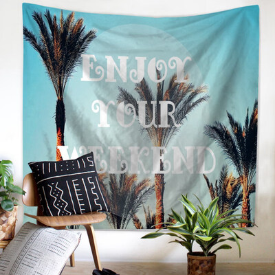 

Nordic pineapple multifunctional tapestry wall mount beach towel Living room bedroom dorm decoration