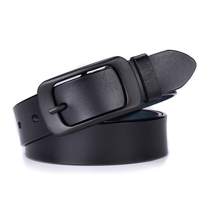 

Tmall OEM first layer cowhide leather automatic buckle belt strip belt body eight-tailed belt direct supply