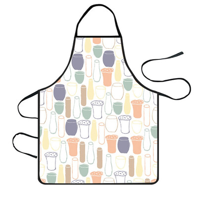 

Toponeto Home Women Waterproof Cute Cartoon Kitchen Restaurant Cooking Bib Apron Aprons