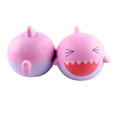 

Gobestart 15cm Pink Lovely Happy Shark Scented Squishy Slow Rising Squeeze Toys Collection