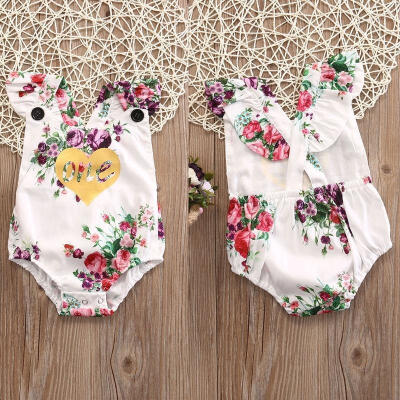 

Toddler Kids Infant Baby Girl Backless Romper Jumpsuit Bodysuit Clothes Outfit