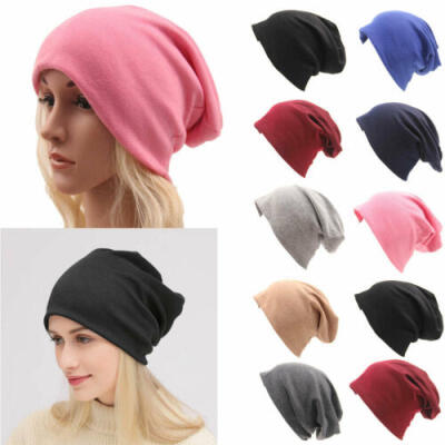 

NEW Womens Mens Knit Baggy Beanie Hat Winter Warm Oversized Ski Cap