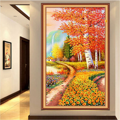 

Scenery DIY diamond painting rhinestone pasted painting Full Scenery living room decoration