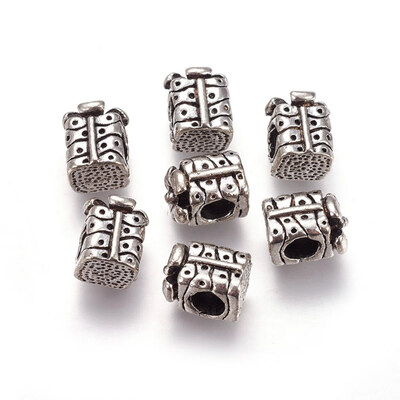 

Alloy European Beads Large Hole Beads Gift Box Antique Silver 11x8595x8595mm Hole 45mm