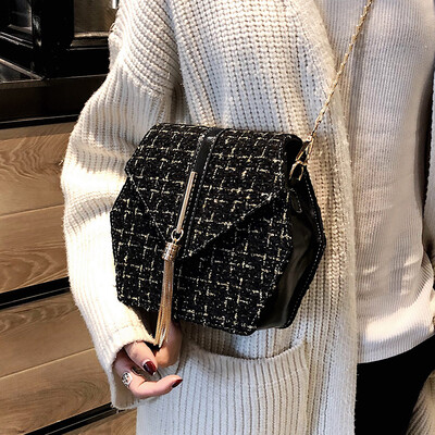 

Net red texture fashion foreign gas chain bag high-grade small bag female 2019 new wave Korean version of the chic Messenger bag