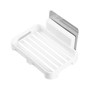 

Bathroom Shower Soap Box Drain Storage Rack Strong Traceless Soap Holder
