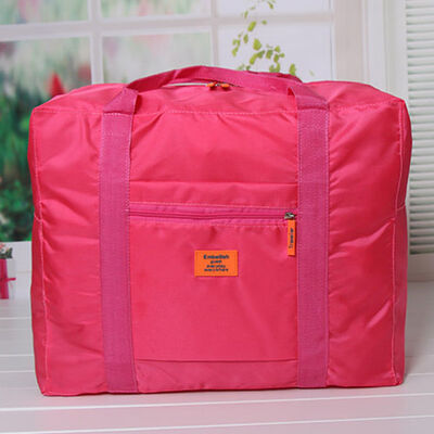 

2018 New Style Fashion Foldable Travel Storage Luggage Carry-on Zipper Organizer Hand Shoulder Big Bags