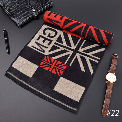 

2018 new mens scarf wholesale autumn&winter Korean version of business gifts brushed silk cotton scarf factory direct sales