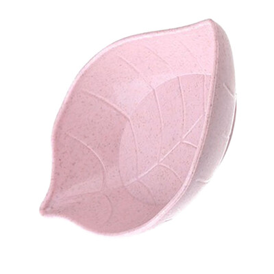 

Wheat Straw Leaf Shape Seasoning Dishes Table Sauce Container Kitchen Cutlery Snack Plate