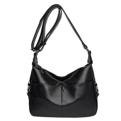 

Fashion Ladies Hand Bag Womens Genuine Handbag Black PU Shoulder Bag