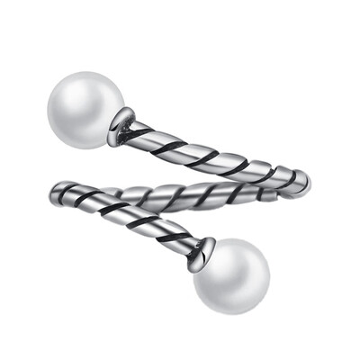 

Usable Open for White Band Ring Cluster Rope 2019 Women