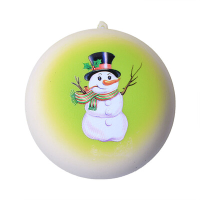 

Tailored Hot Christmas Snowma Bread Slow Rising Scented Relieve Stress Toy Key Pendant