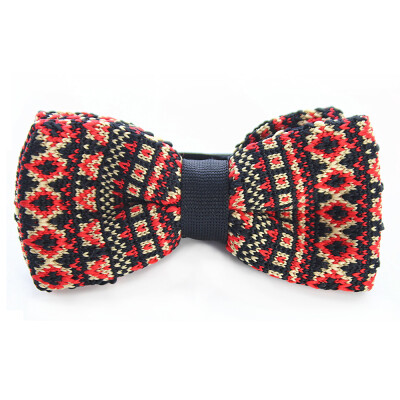 

Manufacturers retail wholesale custom-made knitted cotton bow tie a generation of new knitted bow tie wool bow tie