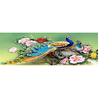 

5D DIY Full Drill Diamond Painting Peace Peafowl Cross Stitch Embroidery