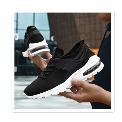 

Mens shoes summer new mesh shoes mens casual shoes fly woven breathable casual shoes mens Harajuku style running shoes