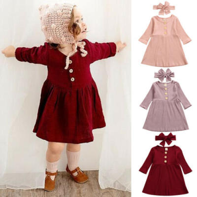 

AU Baby Girls Toddler Party Tutu Dress Pageant Wedding Birthday Princess Dresses