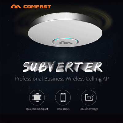 

〖Follure〗CF-E320N V2 Comfast Ceiling Wall 16MB Flash 300Mbps Router With POE Adapter