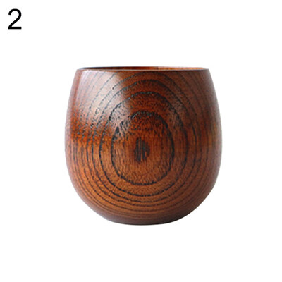 

200-300ml Wooden Big Belly Beer Tea Coffee Milk Water Cup Kitchen Bar Drinkware