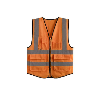 

LA-2018 Reflective Safety Vest High Visibility Safety Vest Bright Neon Color Breathable Vest with Reflective Strips for Constructi