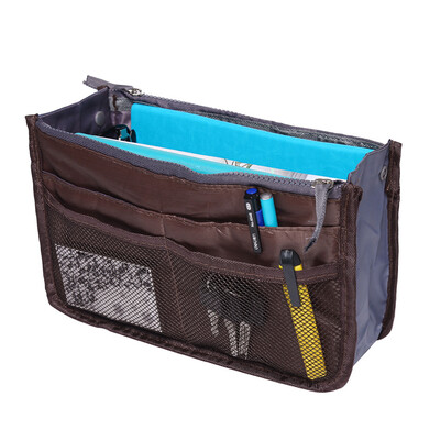 

Toponeto Portable Multifunction Dual Zipper Storage Bag Cosmetic Organizer Holder