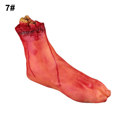 

Scary Bloody Fake Hand Foot Finger Brain Heart Halloween Party Horror Props