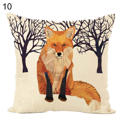 

45x45cm Nordic Animal Throw Pillow Case Cushion Cover Sofa Bed Car Home Decor