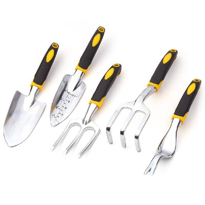 

5 Pieces4 Pieces3 Pieces Heavy Duty Cast-Aluminum Heads Gardening Kit Garden Tool Set