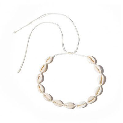 

bohemia Handmade adjustable rope chain Natural shell Bracelet Shells foot Bracelets Beaded bracelets cheville for women beach