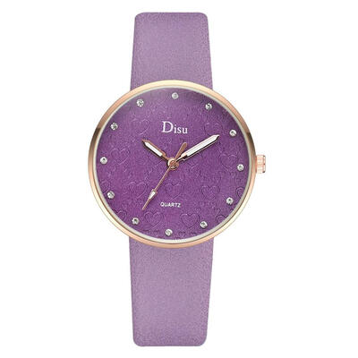 

Feature Womens Watches Gold Framed Disc Ladies Quartz Wristwatch With Rhinestone Casual Clock Fashion Zegarek Damski 50