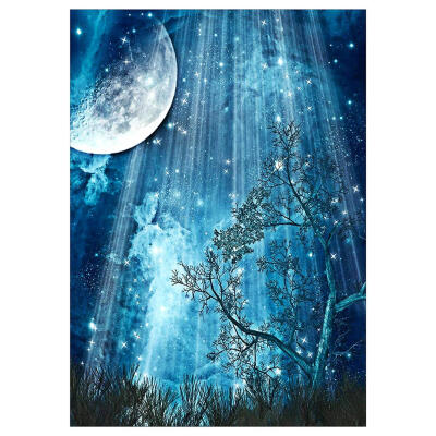 

5D DIY Full Drill Diamond Painting Night View Cross Stitch Embroidery Kit