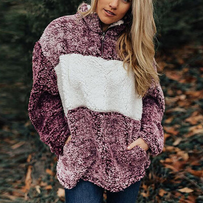 

Starmoon Womens Ladies Artificial Wool T-Shirt Blouses Tops Sweatshirt