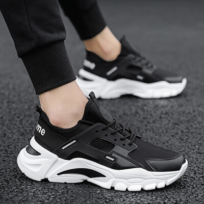 

Summer sports&leisure couple white shoes mens net shoes breathable white old mans shoes Korean version of the trend of wild tide shoes