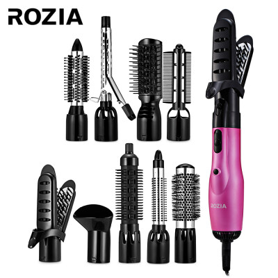 

ROZIA HC8111 9-in-1 Hair Styling Curler Rotating Hot Dryer Straightener