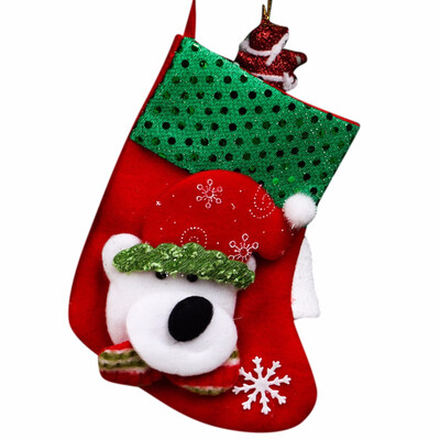 

〖Follure〗Fashion Christmas Stockings Gift Bag Christmas Tree Decoration Supplies