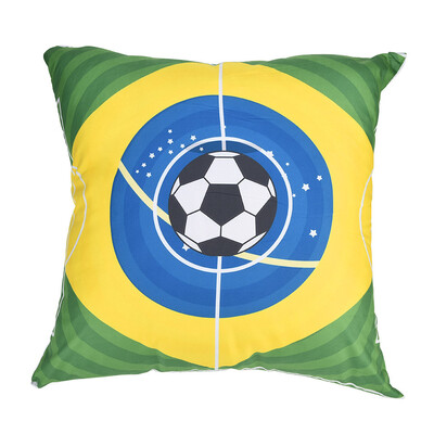 

〖Follure〗Soccor Print Pillow Case Polyester Sofa Car Cushion Cover Home Decor