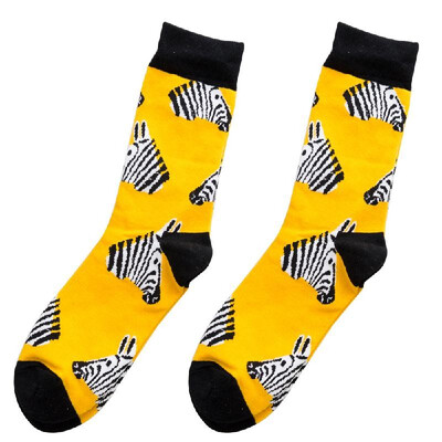

A Pair Unique Colorful Animal Series Comfortable Cotton Long Socks Warm&Breathable Sock