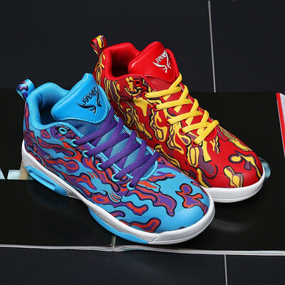 

Fashion high-top couple air cushion shock absorber basketball shoes Men&women casual sports shoes