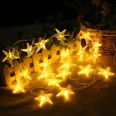 

Gobestart Window Curtain Lights String Lamp House Party Decor Striking With 10 LED Beads