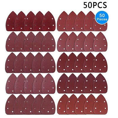 

50Pcs 9x14cm Sandpaper Disc Hook & Loop Sanding Sander Backing Pad Polishing